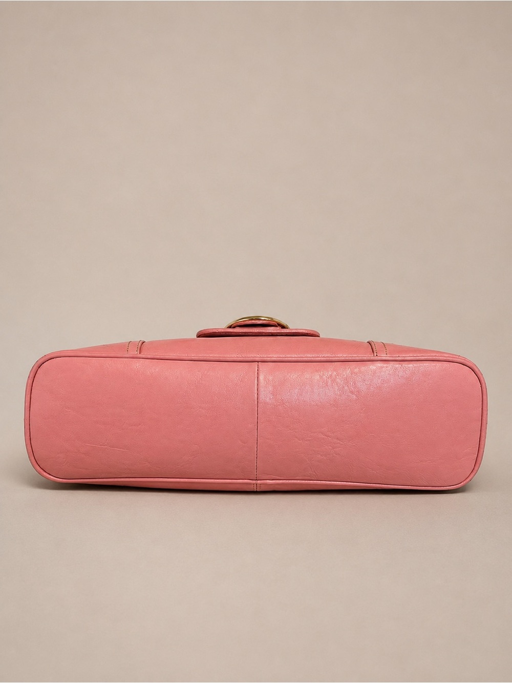 Vintage Y2K Franco Sarto Pink Leather Baquette Purse Handbag - Picture 3 of 9